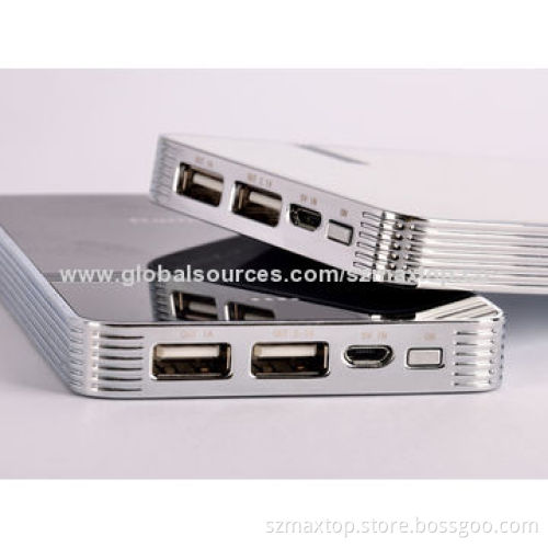 Power bank charger, capacity of 8000mAh, CE, FCC, RoHS